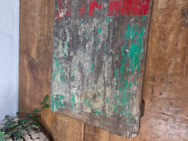 Old Vintage Rustic Wabi Sabi Primitive Indian Wooden Chopping Serving Pata Board