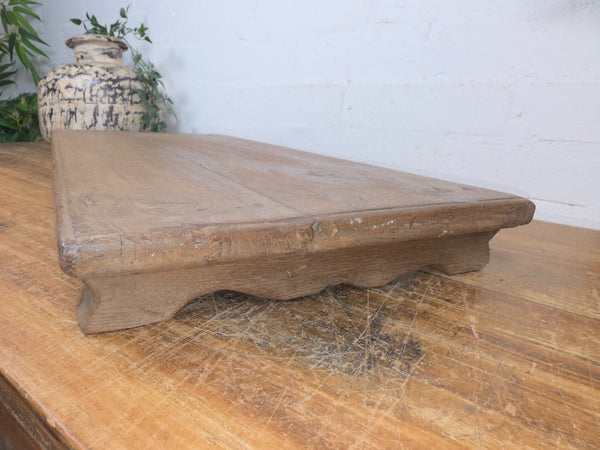 Old Vintage Rustic Wabi Sabi Primitive Indian Wooden Chopping Serving Pata Board