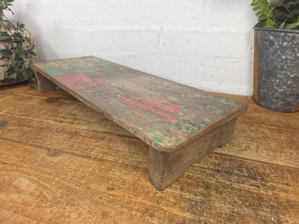 Old Vintage Rustic Wabi Sabi Primitive Indian Wooden Chopping Serving Pata Board