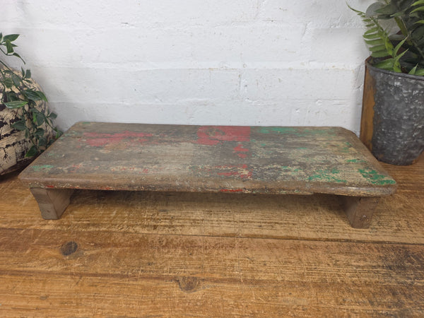 Old Vintage Rustic Wabi Sabi Primitive Indian Wooden Chopping Serving Pata Board