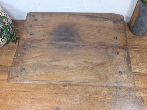 Old Vintage Rustic Wabi Sabi Primitive Indian Wooden Chopping Serving Pata Board
