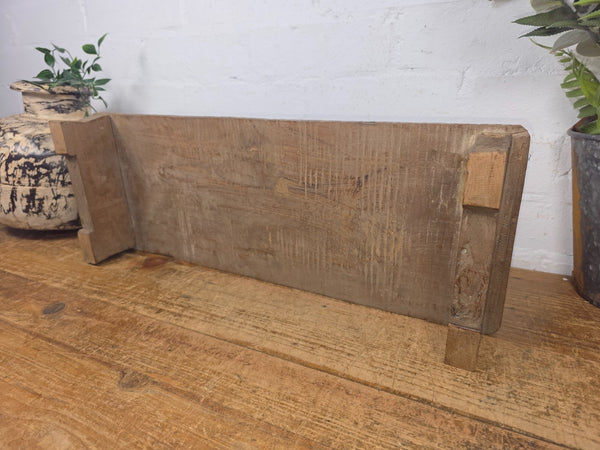 Old Vintage Rustic Wabi Sabi Primitive Indian Wooden Chopping Serving Pata Board