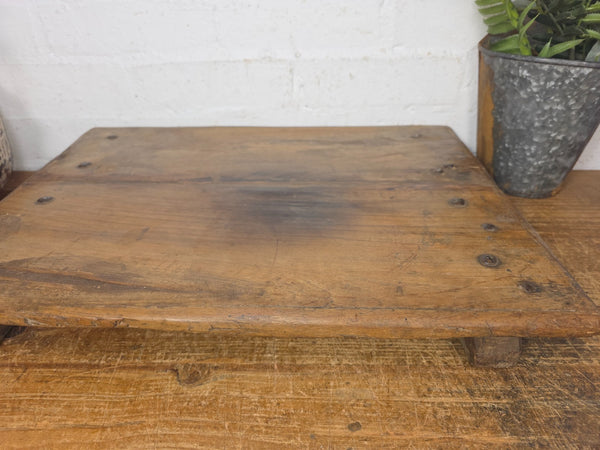 Old Vintage Rustic Wabi Sabi Primitive Indian Wooden Chopping Serving Pata Board
