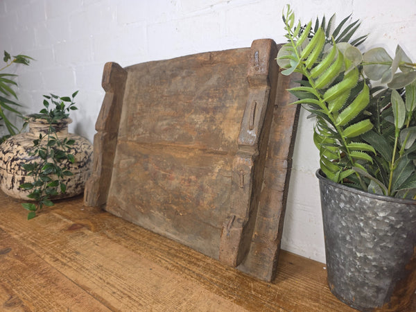 Old Vintage Rustic Wabi Sabi Primitive Indian Wooden Chopping Serving Pata Board