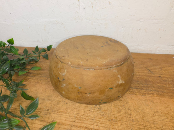 Rustic Wabi Sabi Antique Hand Carved Solid Stone Bowl Dish