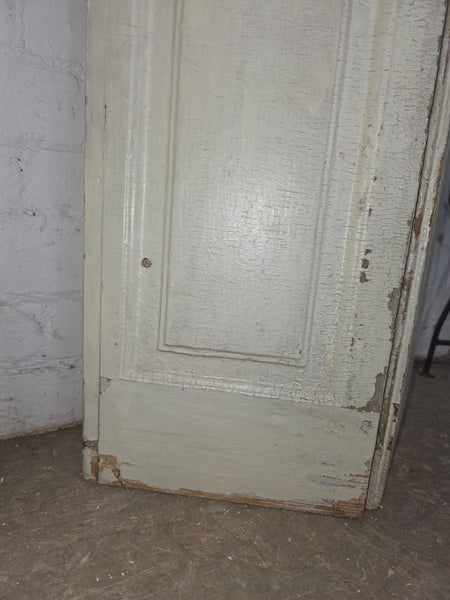 Vintage French Wooden Pine Bi Folding Window Door Shutters Screen Room Divider