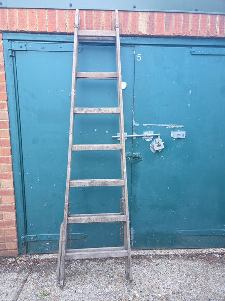 Vintage French Pine Wooden Trestle Ladders Shelving Wedding Display
