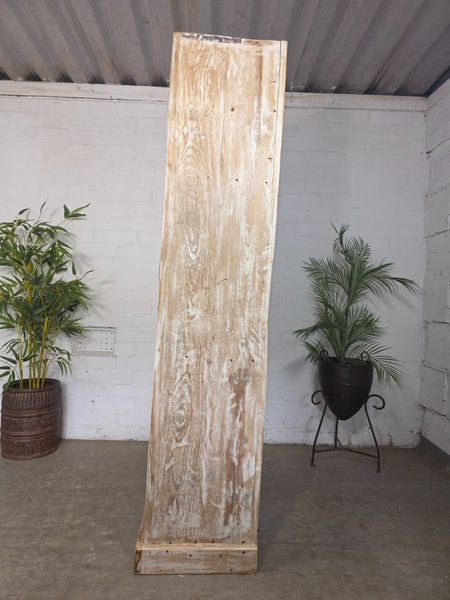 Vintage Reclaimed Indian Glazed Wooden Free Standing Kitchen Drinks Cabinet