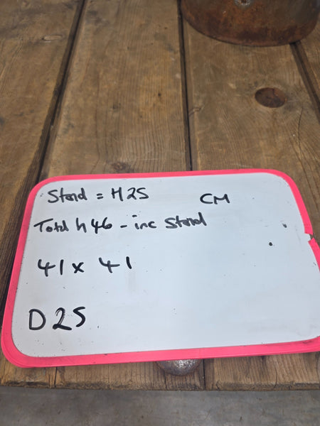 Large Heavy Duty Riveted Iron Indian Kadai Fire Pit Garden Planter Drinks Cooler