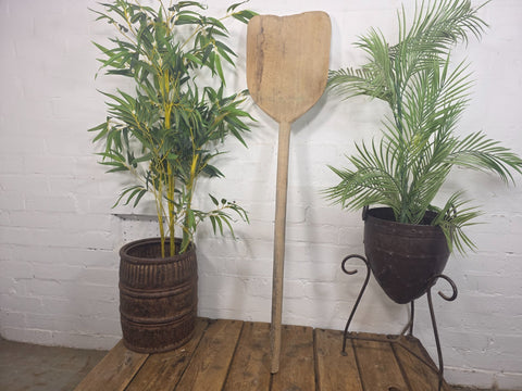 Vintage Rustic Wabi Sabi French European Wooden Bakers Paddle Kitchen Decor
