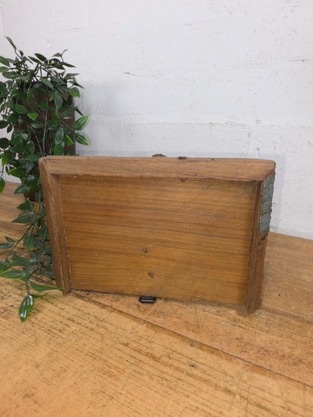 Vintage Rustic Indian Hand Carved Architectural Wall Shelf Plinth
