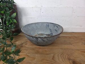 Vintage 1950's Agricultural Farming Galvanised Feeder Bowl BOCM