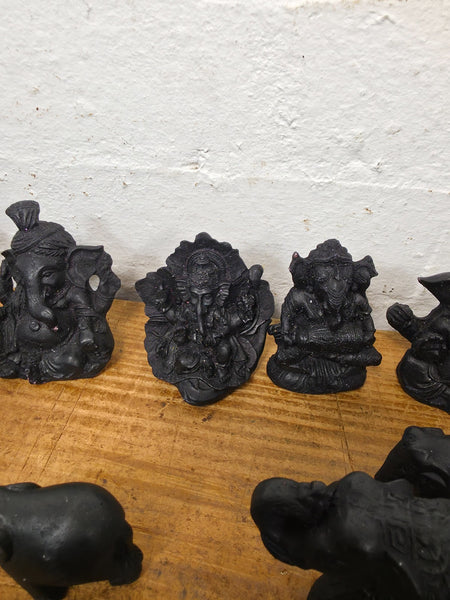 Job lot  189 Pieces Indian Hand Made Marble Resin Ornaments Statues Elephants