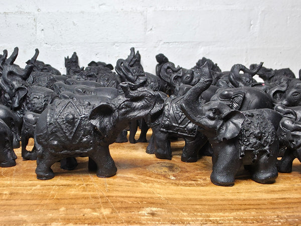 Job lot  189 Pieces Indian Hand Made Marble Resin Ornaments Statues Elephants