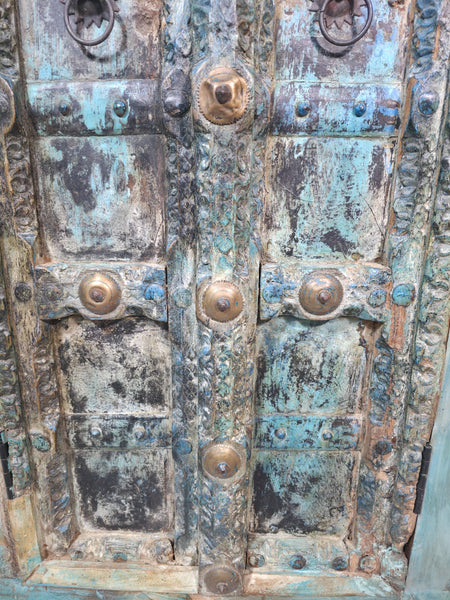 Vintage Reclaimed Indian Solid Wooden Drinks Storage Cupboard Wardrobe