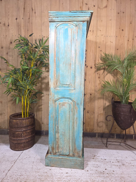 Vintage Reclaimed Indian Solid Wooden Drinks Storage Cupboard Wardrobe
