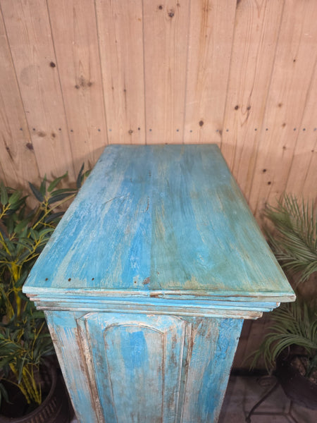 Vintage Reclaimed Indian Solid Wooden Drinks Storage Cupboard Wardrobe