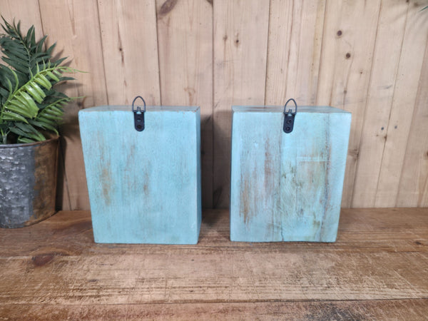 Vintage Rustic Reclaimed Indian Wooden Arched Temple Shelf Wall Display Shelves