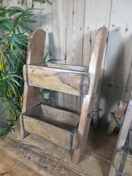 Vintage Indian Brick Mould Stand Kitchen Display Shelves Spice Rack Herb Planter