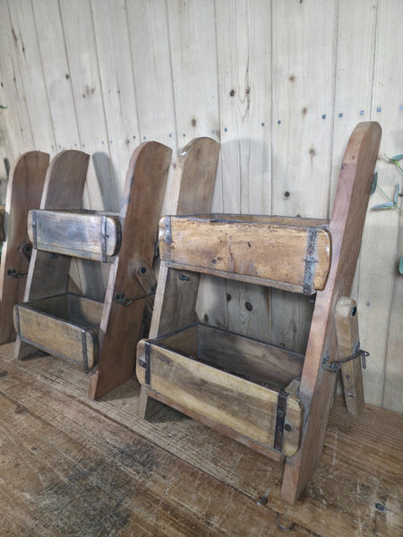 Vintage Indian Brick Mould Stand Kitchen Display Shelves Spice Rack Herb Planter