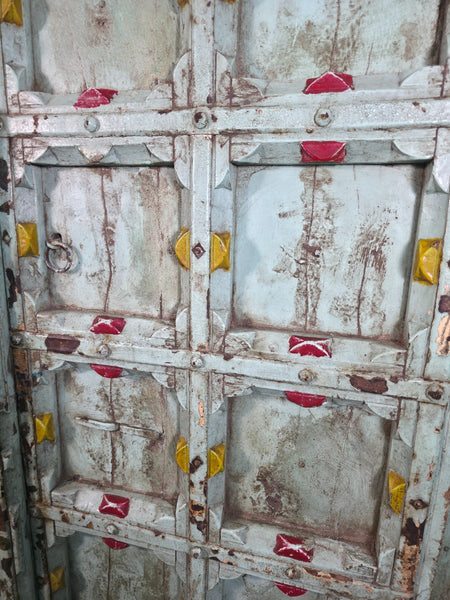 Large 19th Century Indian Traditional Solid Wooden Temple Palace Doors