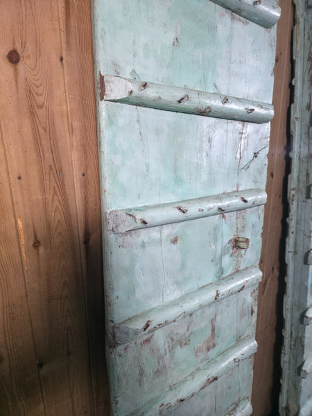 Large 19th Century Indian Traditional Solid Wooden Temple Palace Doors