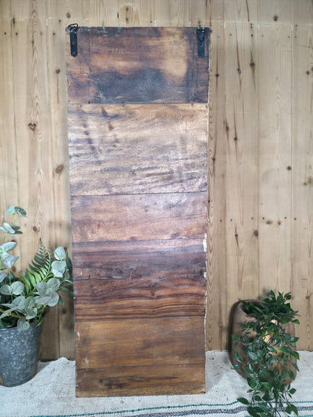 Vintage Rustic Indian Wooden Glazed Shop Display Bathroom Kitchen Wall Cabinet