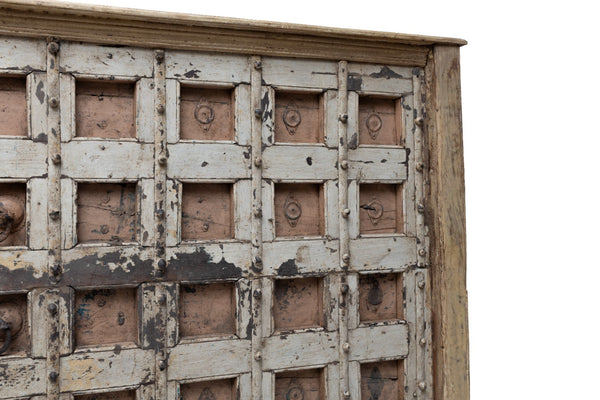 Vintage Antique Rustic Reclaimed Indian Doors XL King Size Double Bed Headboard