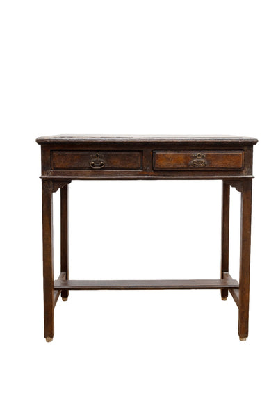 Vintage Antique Colonial Indian Hardwood Wooden Desk Console Table