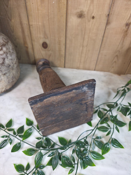 Vintage Reclaimed Wabi Sabi Rustic Indian Wooden Candlestick Candle Holder