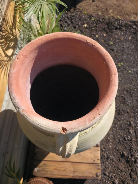 Very Large Rustic Mediterranean Terracotta Pot Roman Greek Urn Garden Amphora