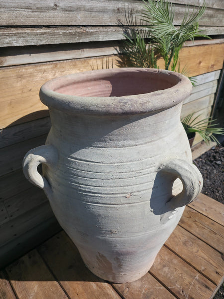 Large Rustic Mediterranean Terracotta Olive Tree Garden Plant Pot Planter Urn