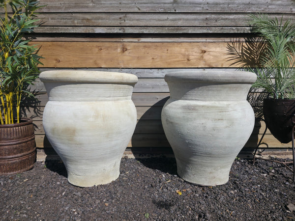 Large Rustic Mediterranean Terracotta Olive Tree Garden Plant Pot Planter Urn