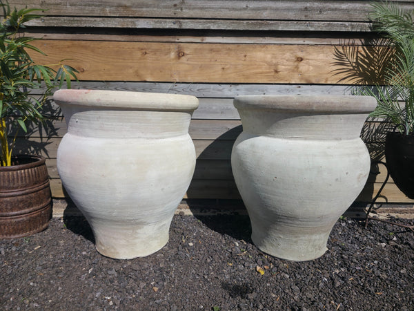 Large Rustic Mediterranean Terracotta Olive Tree Garden Plant Pot Planter Urn