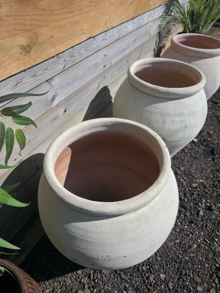 Large Rustic Mediterranean Terracotta Olive Tree Garden Plant Pot Planter Urn