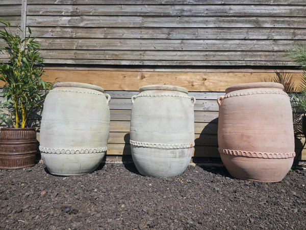 Large Rustic Mediterranean Terracotta Olive Tree Garden Plant Pot Planter Urn