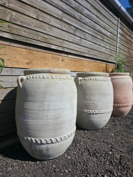 Large Rustic Mediterranean Terracotta Olive Tree Garden Plant Pot Planter Urn