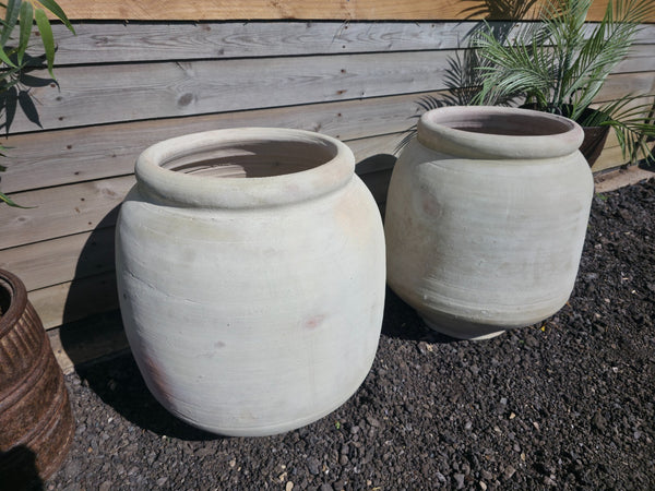 Large Rustic Mediterranean Terracotta Olive Tree Garden Plant Pot Planter Urn