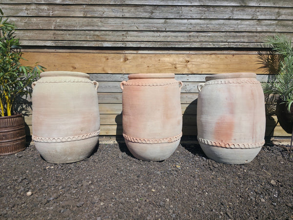 Large Rustic Mediterranean Terracotta Olive Tree Garden Plant Pot Planter Urn