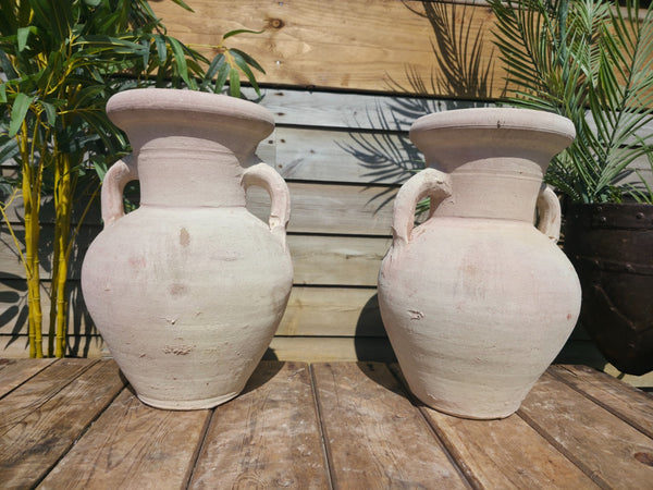 Rustic Mediterranean Greek Style Terracotta Pot Urn Garden Planter Amphora