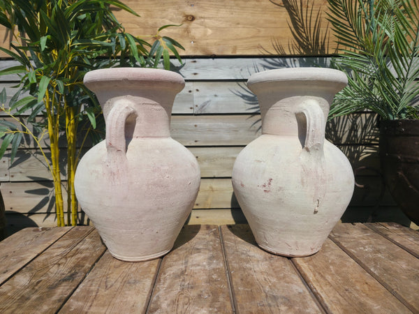 Rustic Mediterranean Greek Style Terracotta Pot Urn Garden Planter Amphora