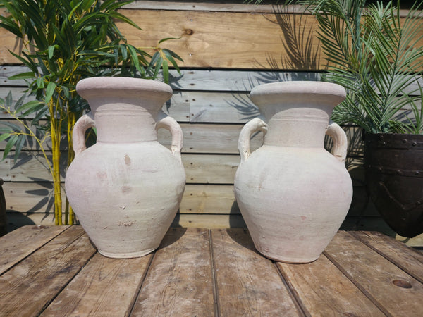 Rustic Mediterranean Greek Style Terracotta Pot Urn Garden Planter Amphora