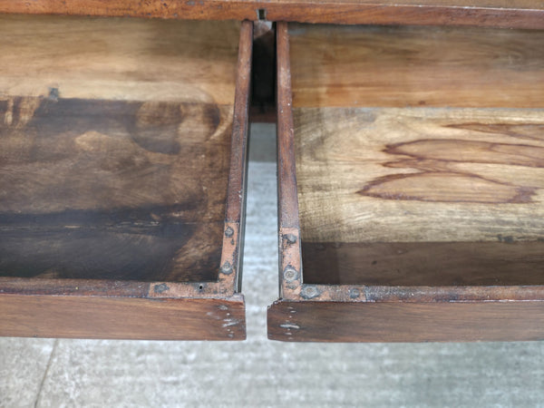 Vintage Antique Colonial Indian Hardwood Wooden Dining Table Kitchen Island