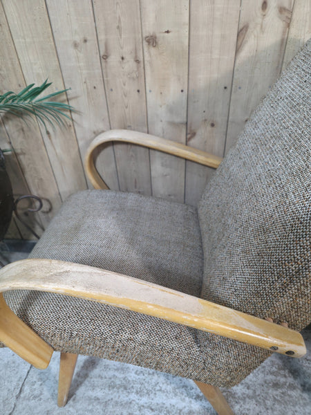 Pair of Mid Century Jaroslav Smidek Retro Armchairs 1960s Czechoslovakian Design