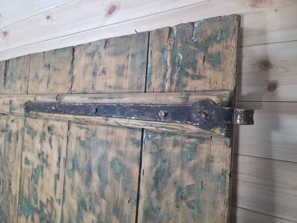 Antique French Rustic Wooden Vineyard Cellar Door