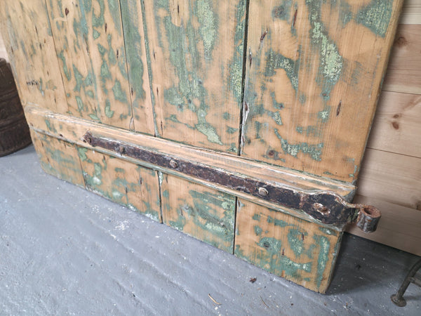 Antique French Rustic Wooden Vineyard Cellar Door