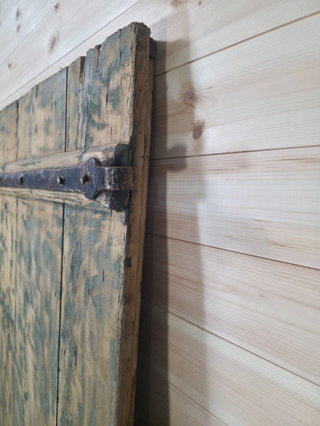 Antique French Rustic Wooden Vineyard Cellar Door