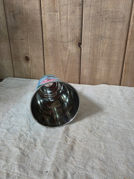 Hand Painted Indian Stainless Steel Picnic Camping Drinks Beaker Cup