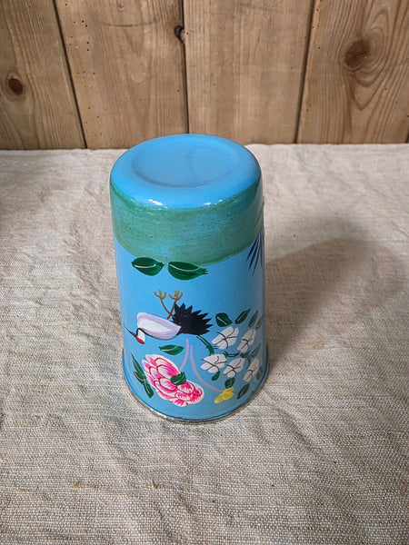 Hand Painted Indian Stainless Steel Picnic Camping Drinks Beaker Cup