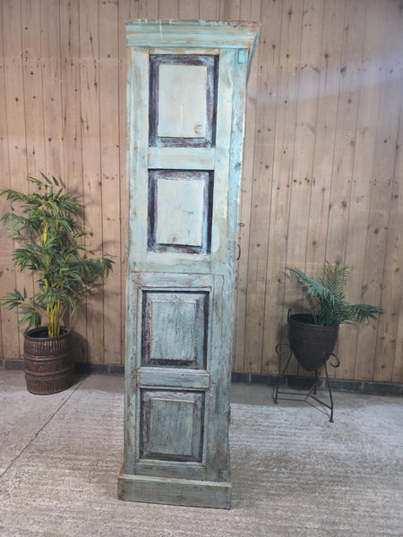 Vintage Reclaimed Indian Wooden House Keepers Linen Cupboard